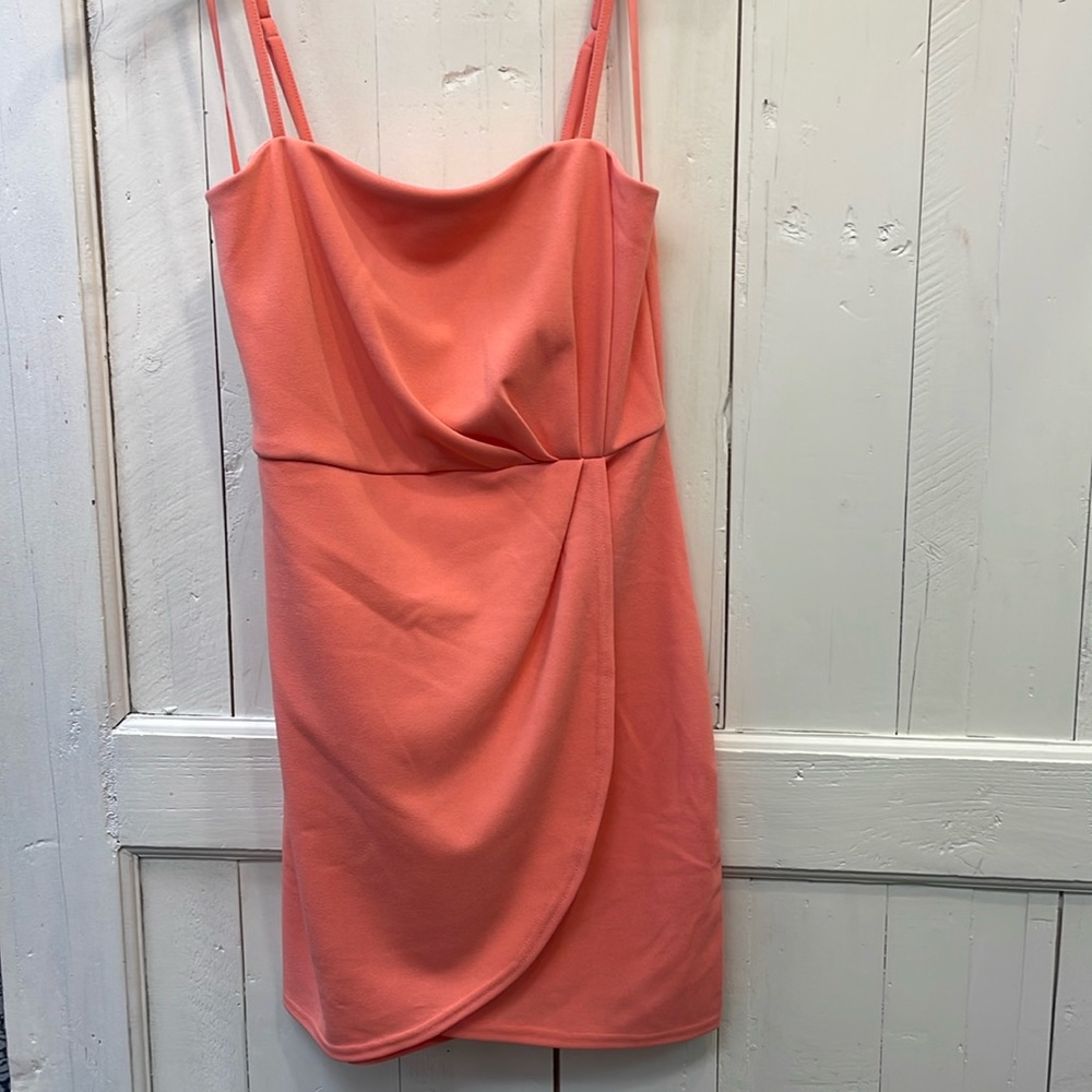 She + sky coral dress